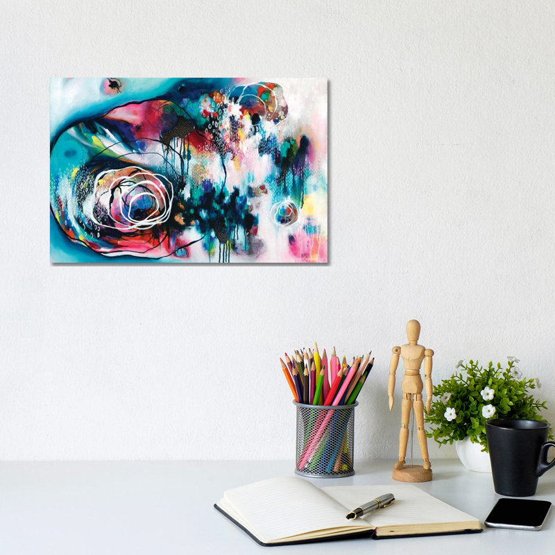 Resonance In Progress by Brenda Mangalore - Wrapped Canvas Painting, 20.32 cm H x 30.48 cm W