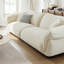 Canapé blanc modulaire en chenille-256946050