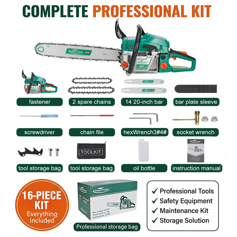 Metal 62CC Chainsaw
