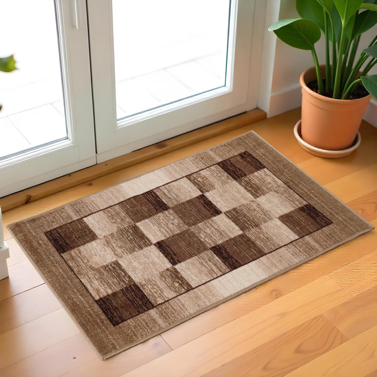 Tapis de couloir d'intérieur antidérapant Rustic