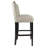 Upholstered Counter Stool with Solid Wood Frame-48367411