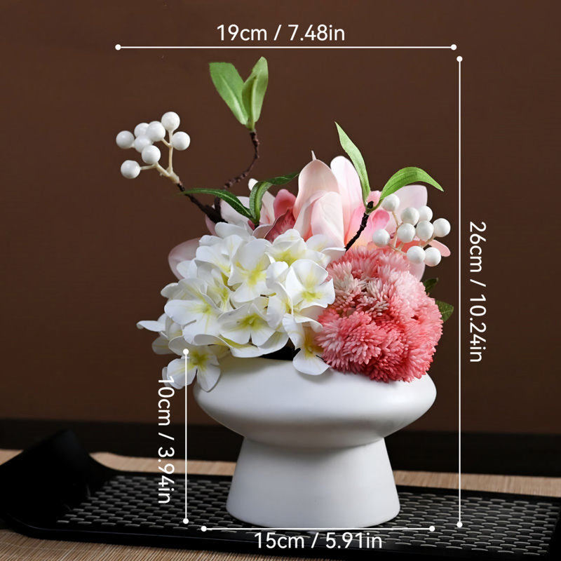 Décoration de fleurs simulées