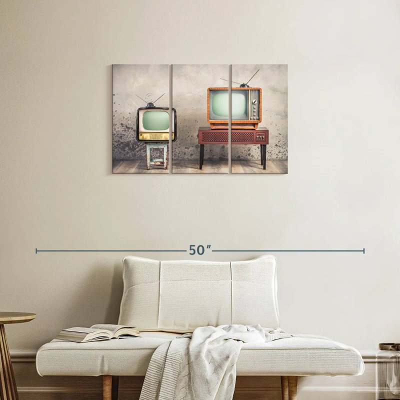 Senne Analog Televisions, 20" H x 33" W