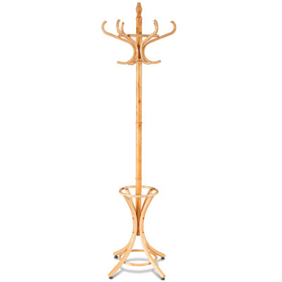 Solid Wood Freestanding Coat Rack