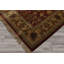Tapis Oushak traditionnel en laine 6 x 9 bourgogne vert