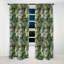 Bamboo Reflections Tropical Motif I - Rideau floral - Rideau occultant floral - 1 panneau-107545708