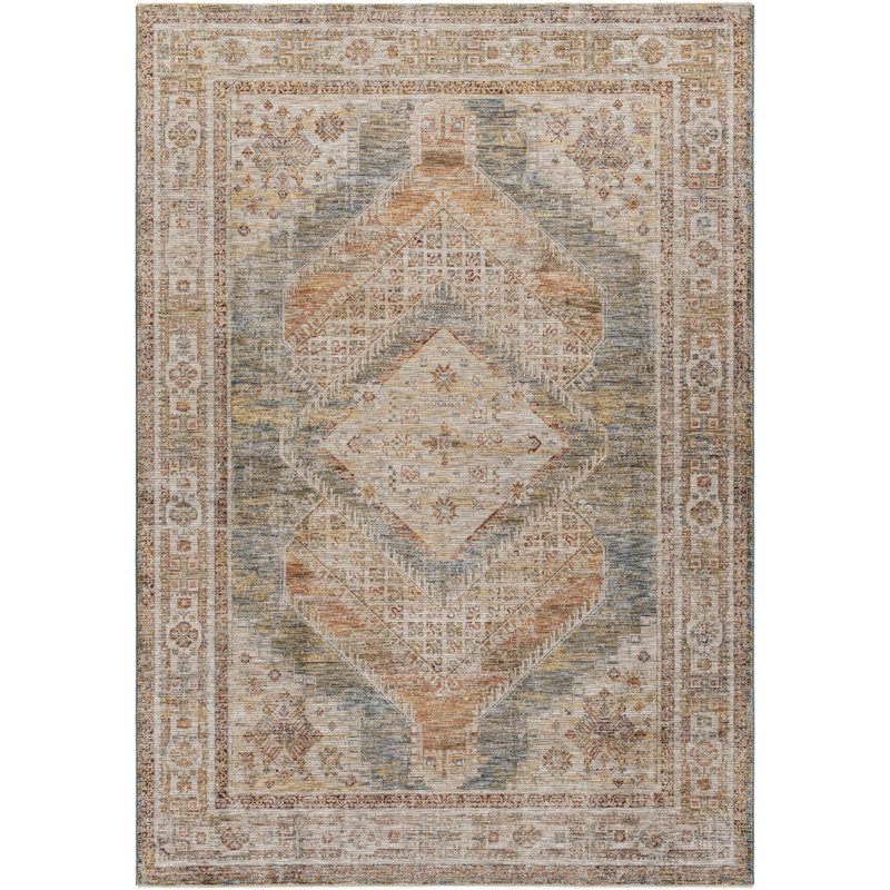 Oriental Indoor Rug, Round 5'3"