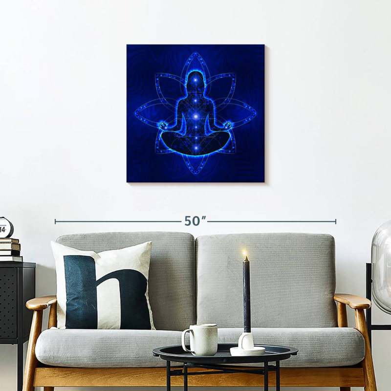 Kerrick Lotus Position Meditation, 24" H x 24" W