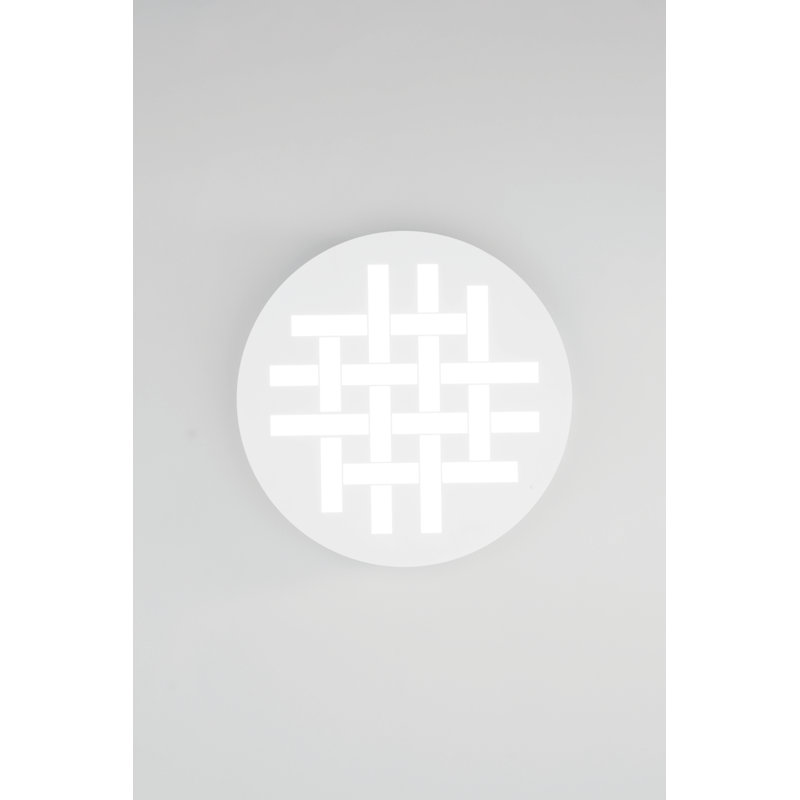 Ashfan Flush Mount, White
