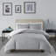Ensemble d'édredon en duvet synthétique réversible simple