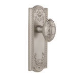 Grandeur Parthenon Plate Single Dummy with Grande Victorian Door Knob