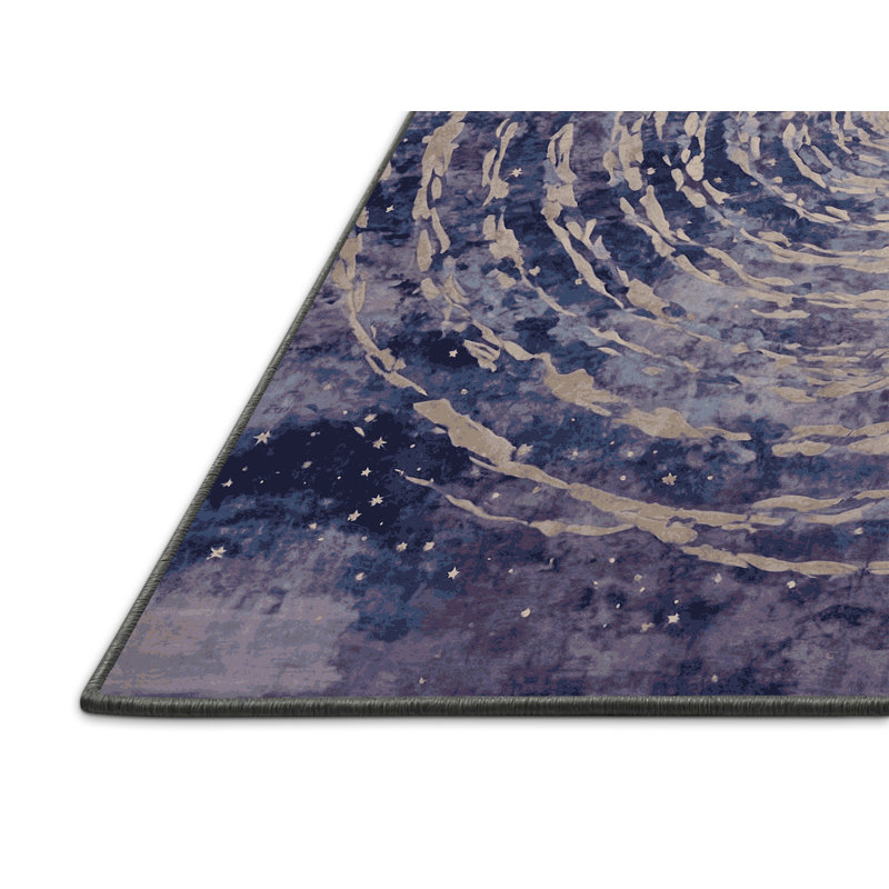 Silky Soft Plush Gray Area Rug, Round 8'