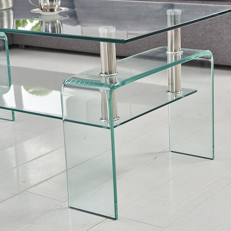 Glass Coffee Table, Transparent