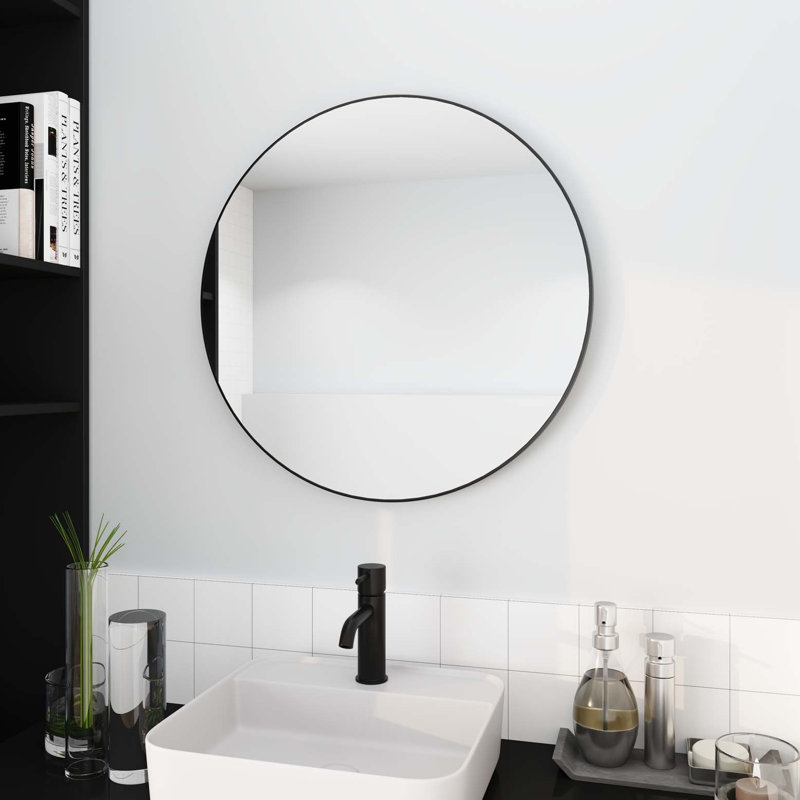 Grand miroir circulaire 24 po, 24 po x 24 po