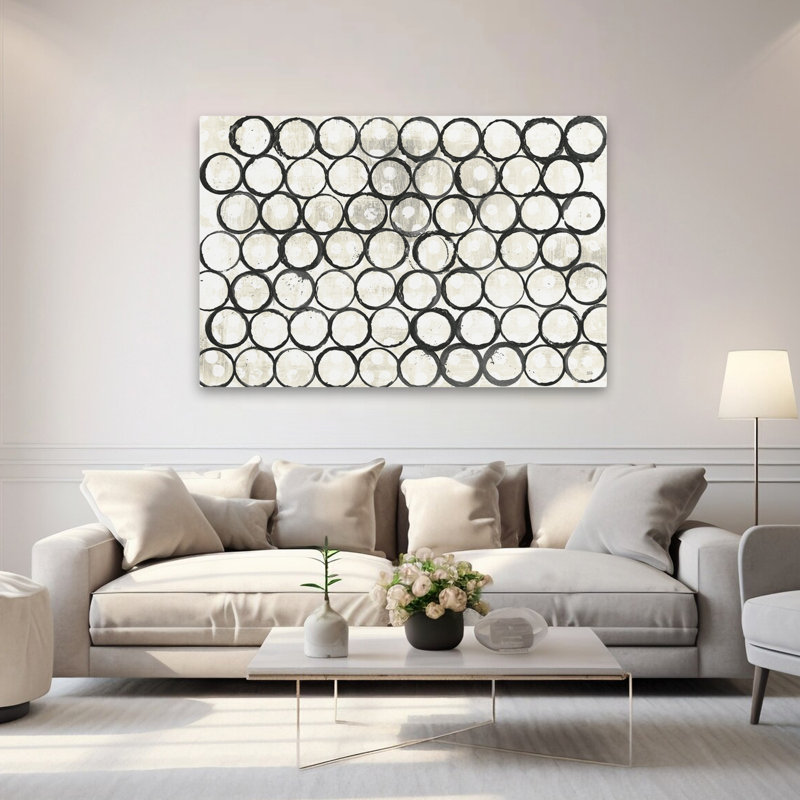 Contemporary Eclipse I Neutral, H 60 po x l 40 po