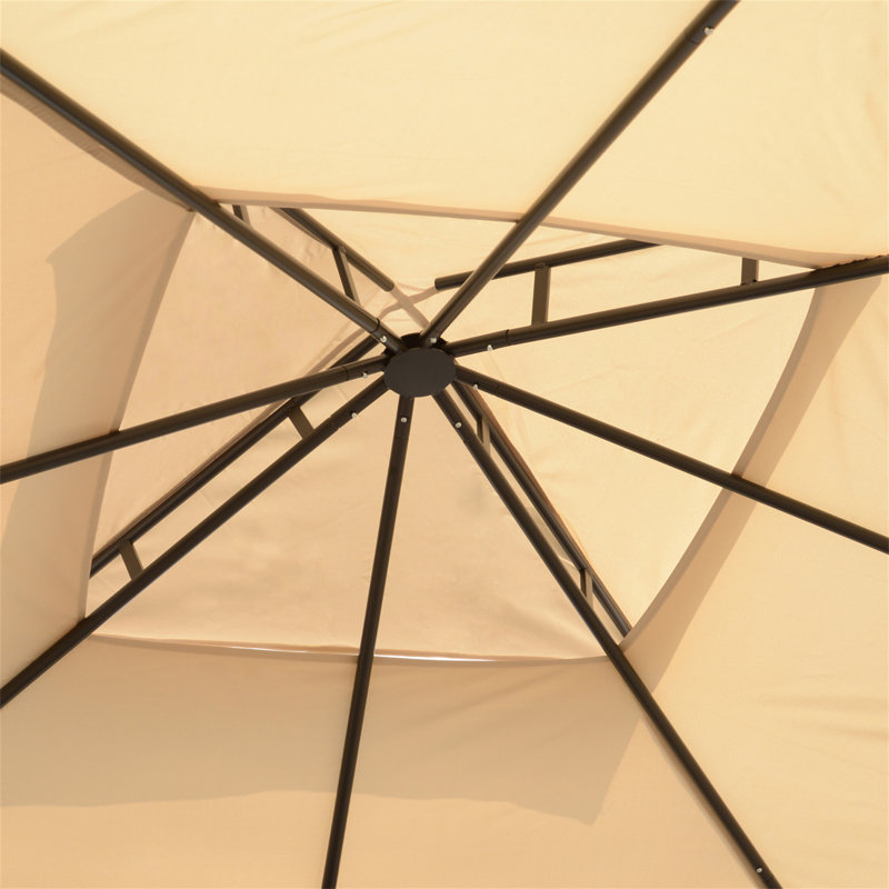 Pavillon de jardin en acier