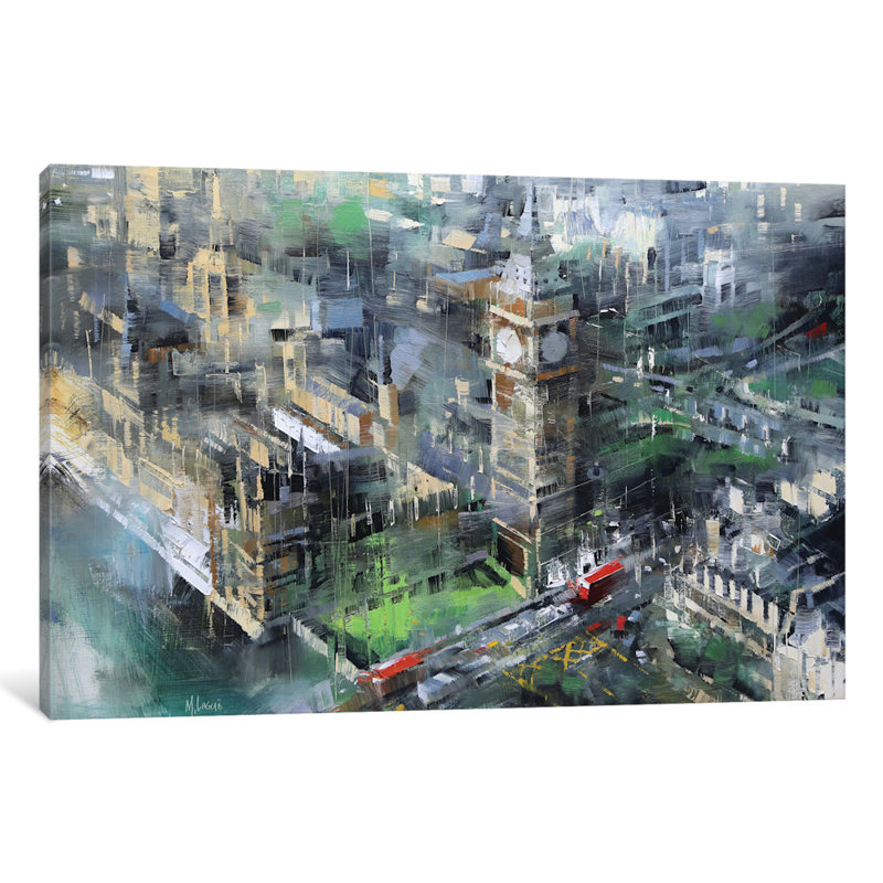 « london green-big ben », reproduction d’art sur toile, H 18 po x l 26 po x P 1,5 po