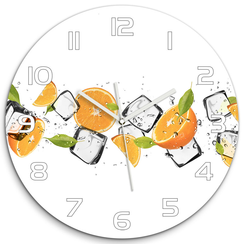 Jittie Glass Wall Clock