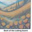 California Poppies in Colour Glass Cutting Board Large