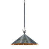 Folly Beach Pendant in Verdigris by Cortney Bishop