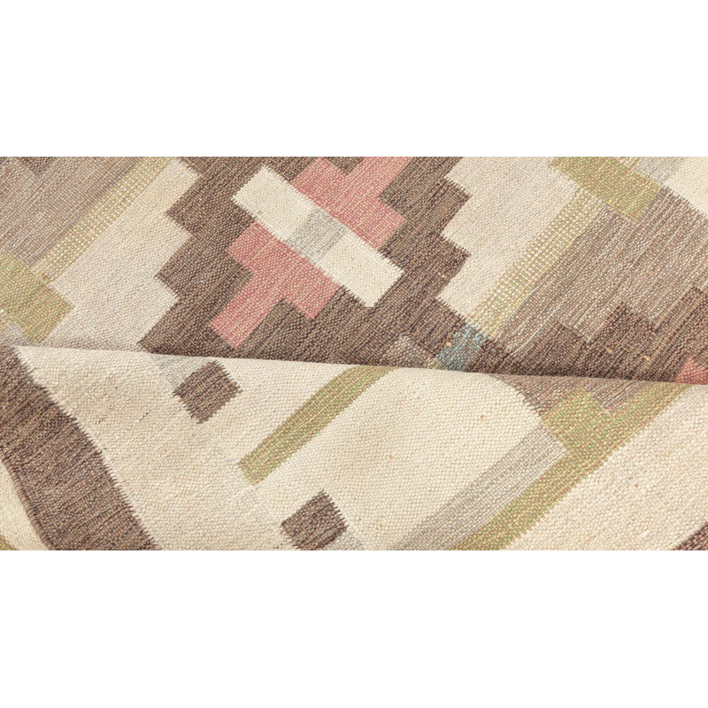 Vintage One-of-a-Kind Rectangle 5'8" X 8' Flatweave Area Rug