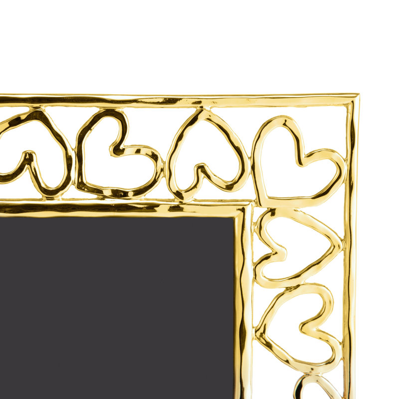 Heart Frame, 8" x 10", Gold