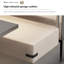 Banc rembourré en acier inoxydable Cafe Grill