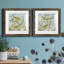Aviaire jardin I - ensemble de 2 peintures-859830164-859830177