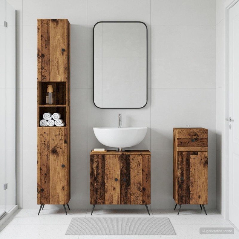 Bathroom Storage Furniture Set
