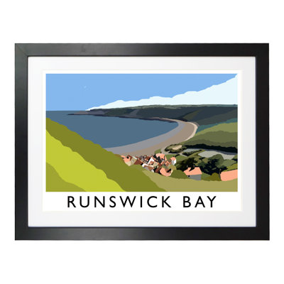 'Runswick Bay 4' 1 Piece Wall Art