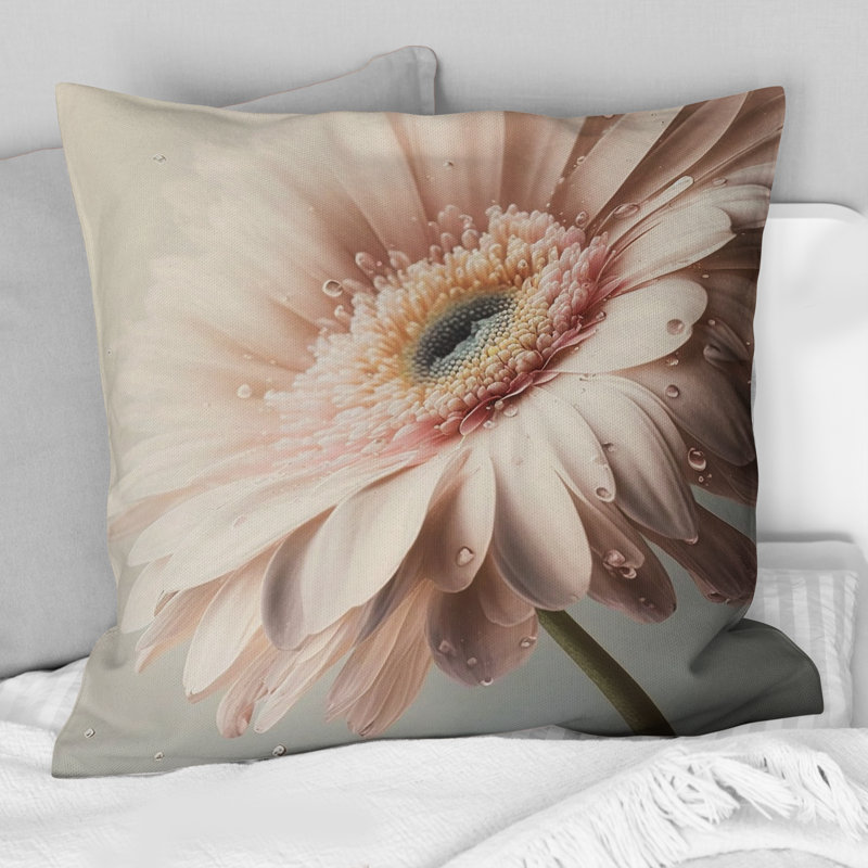Coussin Pink Gerbera Flowers I - Gerbera