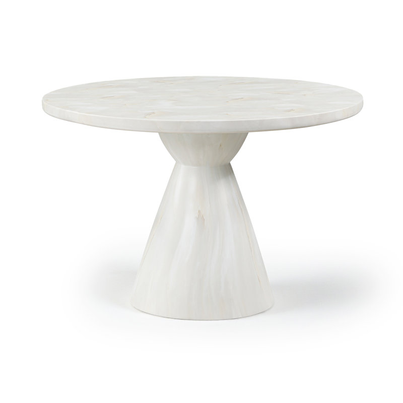 Table de salle à manger Aquino, Blanc
