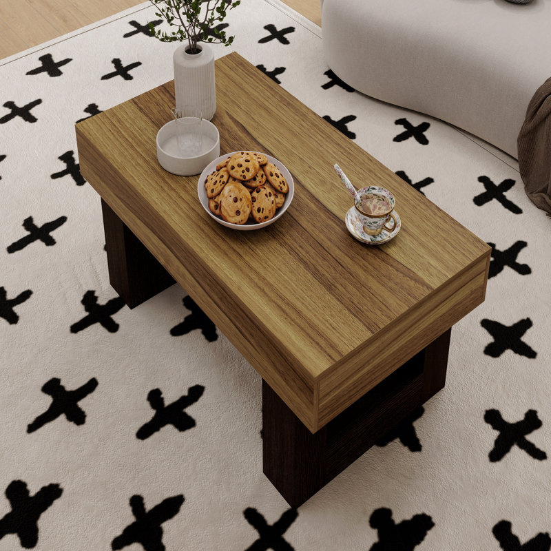 Table basse rectangulaire en bois 42 po All