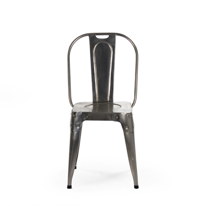18.5'' H Metal Side Chair, Chrome