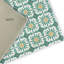Tapis intérieur / extérieur en chenille tissé à la machine - vert-90725967