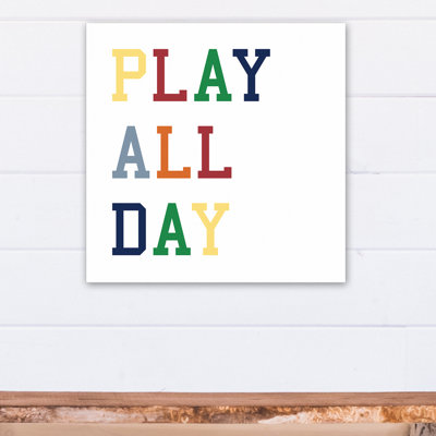 Jaxony Text & Numbers Canvas Art