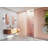 Umbra 49.75 in. x 78 in. Fully Frameless Wall Hinge Towel Bar Shower Door-52917199