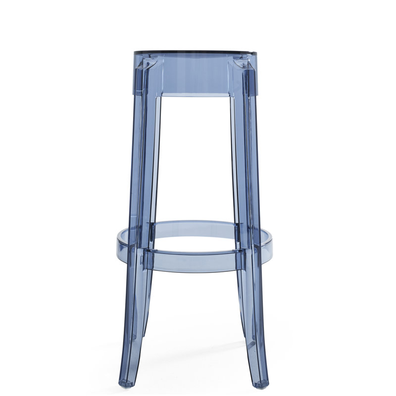 Charles Outdoor Bar Stool, 29.53", Powder