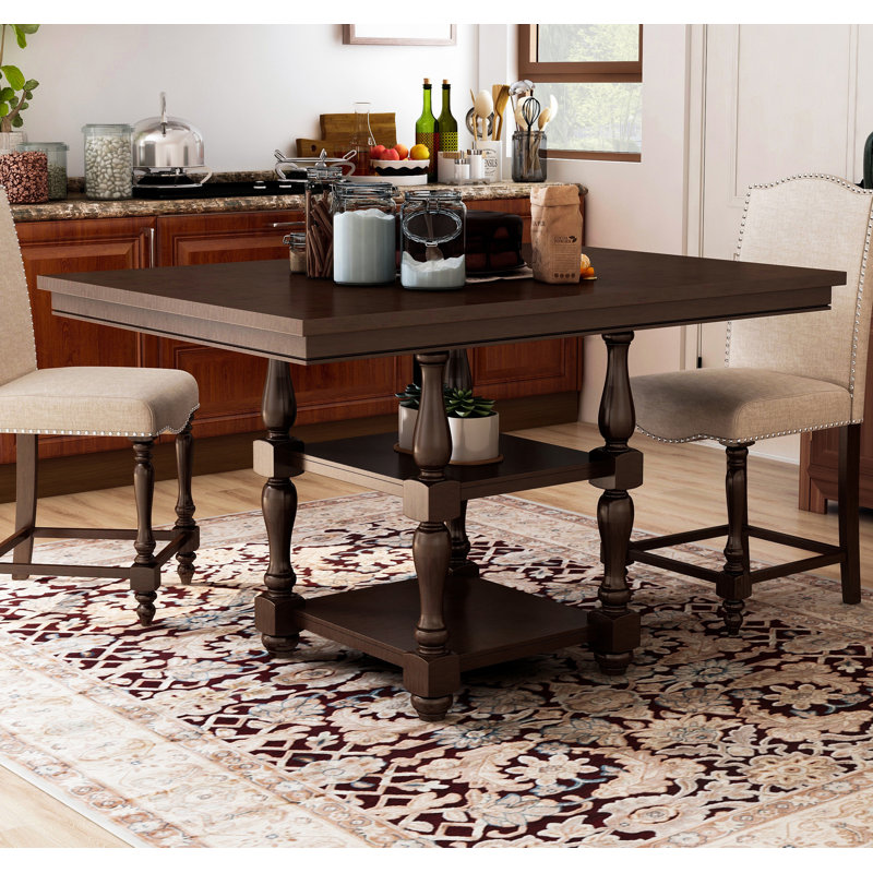 Antera Solid Wood Base Dining Table