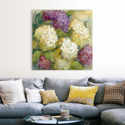 " Hydrangea Delight II " by Carol Rowan Painting Print