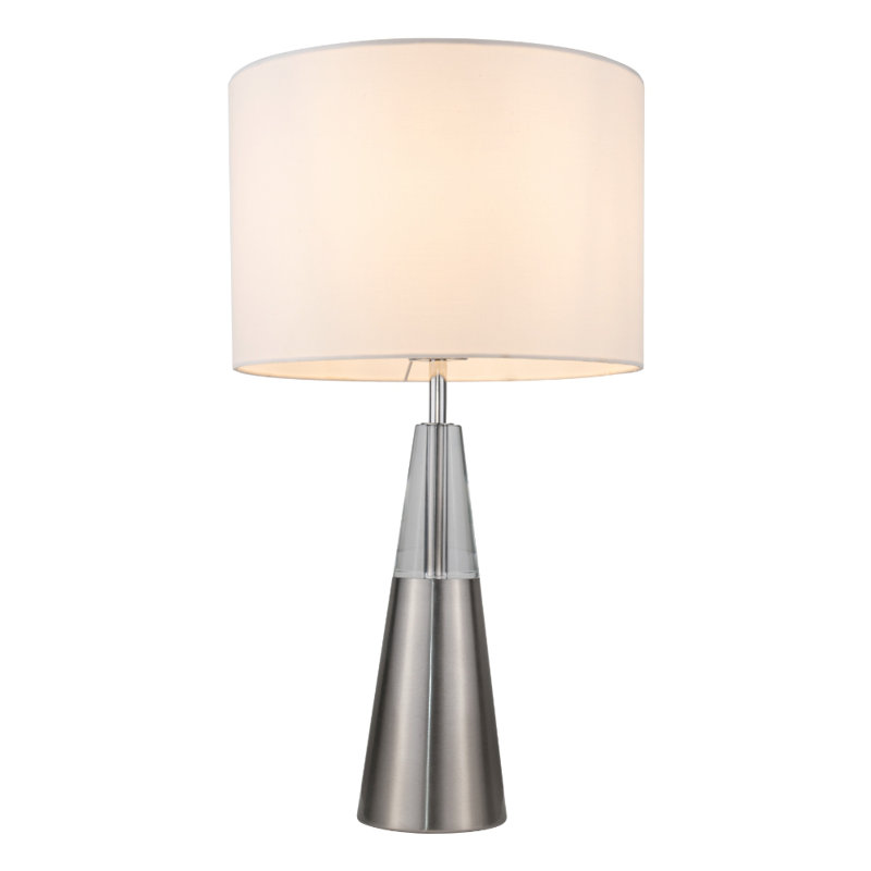 Jenner Metal Lamp Base Lamp, Silver