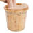 Footbath Bucket Footbath Barrel Wooden Footbath Bucket With Lid And Stool For Relieve Fatigue, Improve Sleep