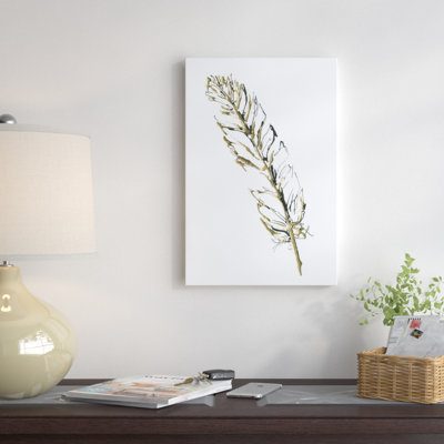 « ii », impression sur toile Gilded Turkey Feather