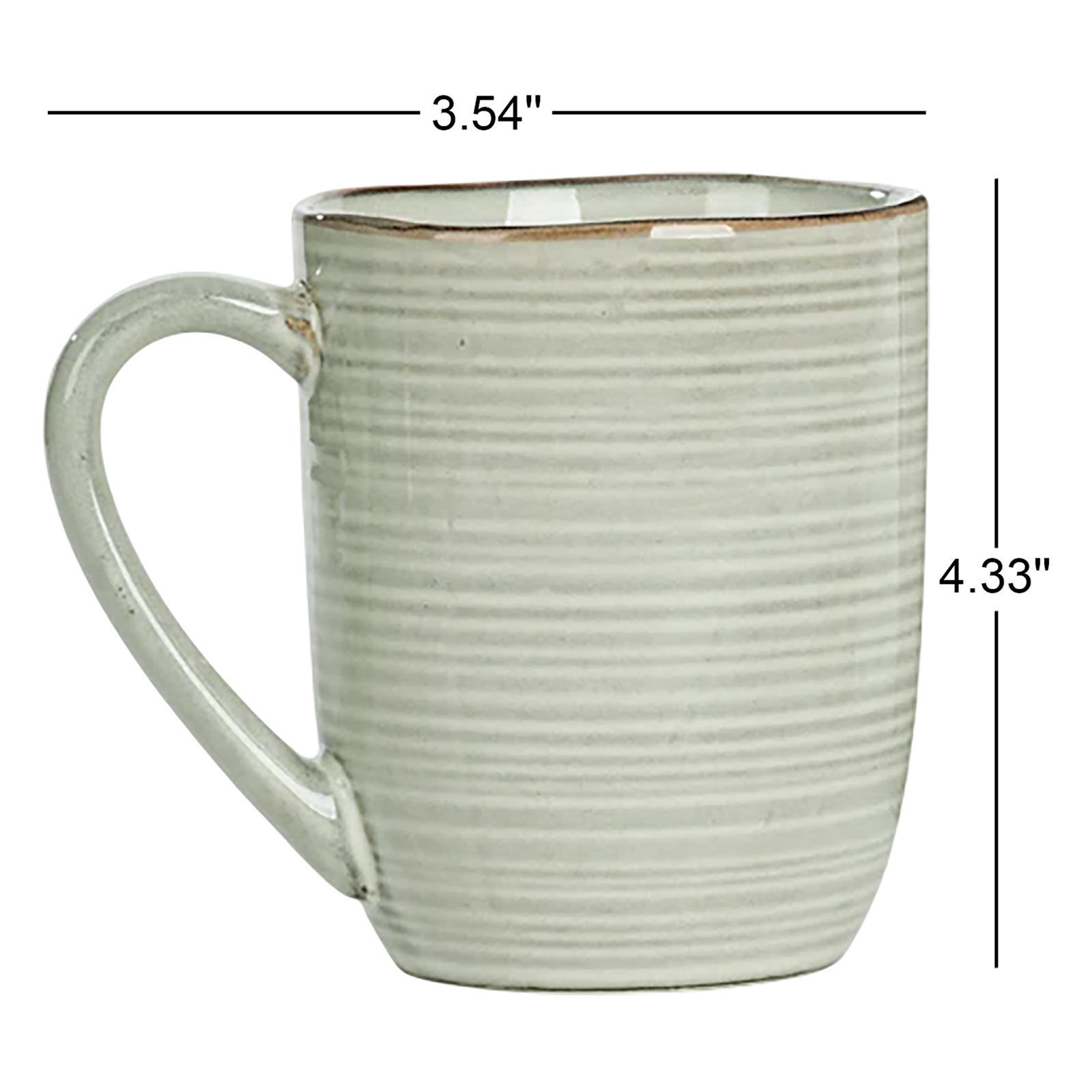 Fellows Stoneware Mug, Castle Wall