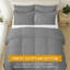 Microfiber No Pattern Duvet Cover Set-126063036