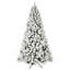 Arbre de Noël illuminé enneigé 6 pi-1449941602