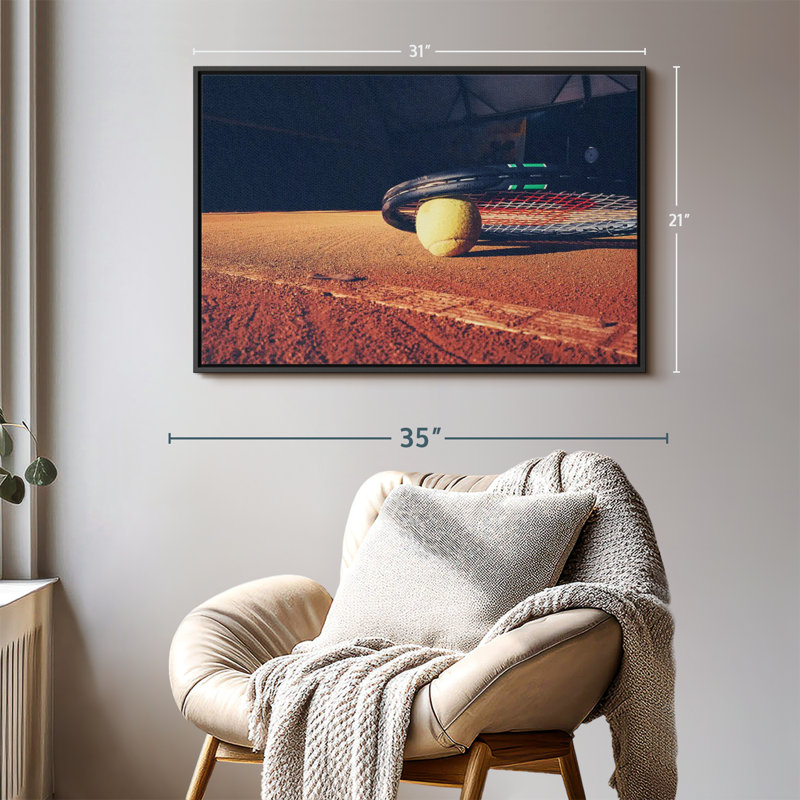 «Tennis Sport Wall Art», H 31 po x l 21 po