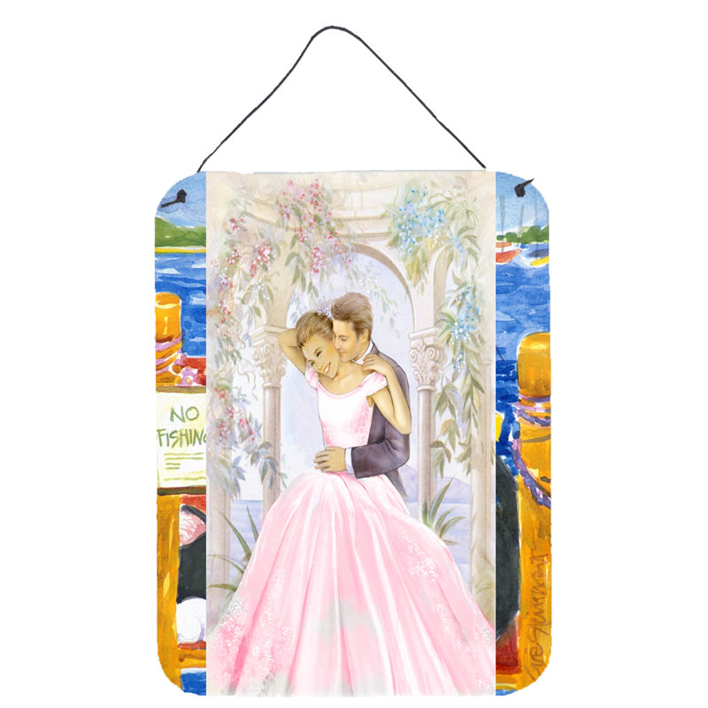 Décoration murale couple-baisers romantique