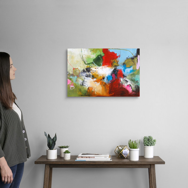 Tango 1 - Painting on Canvas, Wrapped Canvas, 16" H x 24" W x 1.25" D