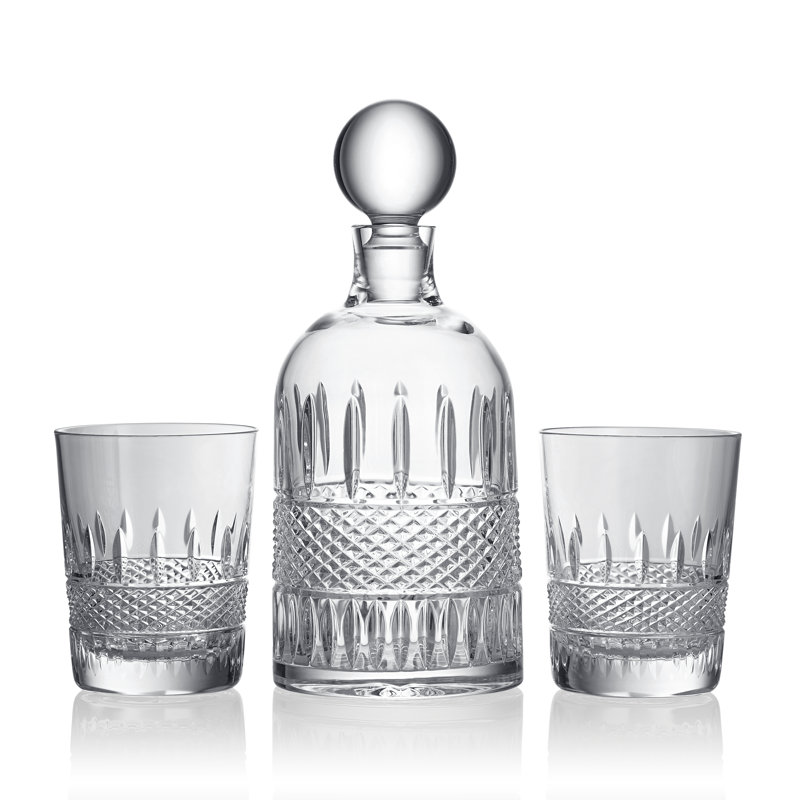 Waterford Mastercraft Irish Lace Decanter & Tumbler Set
